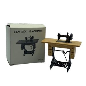 Mini Sewing Machine Table 3 x 3 Inches New Dollhouse Furniture